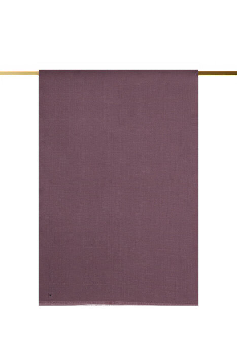 Mürdüm Düz Pamuk İpek Şal - 2
