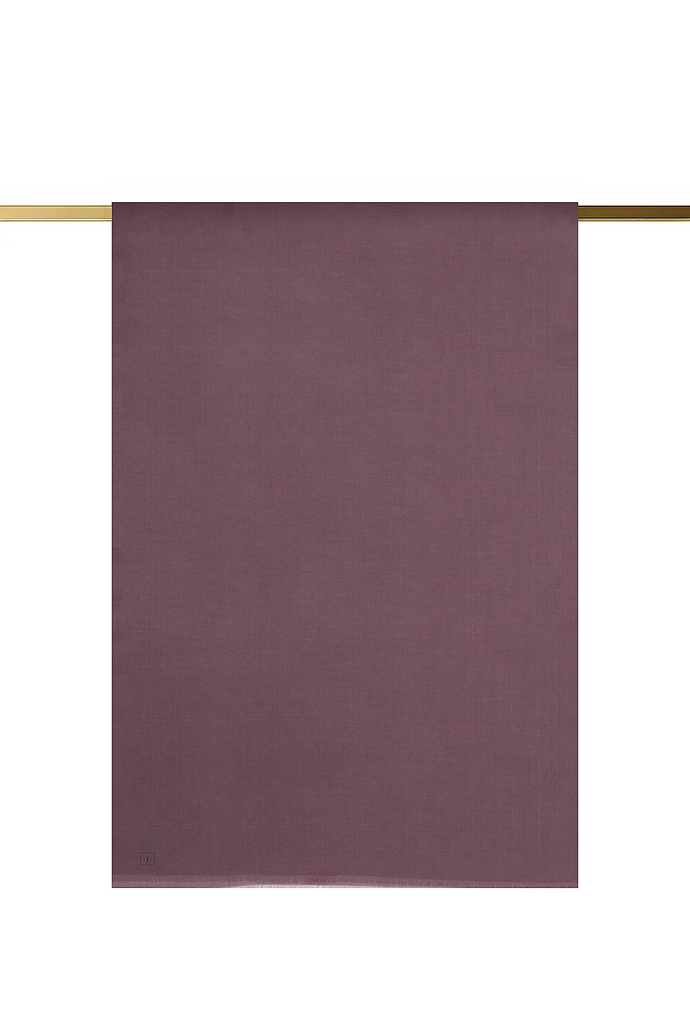 Mürdüm Düz Pamuk İpek Şal - 2